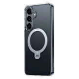 TORRAS Samsung Galaxy S25 Hybrid Deksel m. Kickstand - MagSafe Kompatibel - Gjennomsiktig