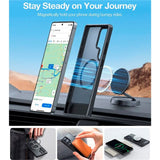 TORRAS Samsung Galaxy S25 Ultra Hybrid Deksel m. Ståfunksjon - MagSafe Kompatibel - Svart