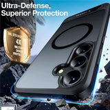 TORRAS Samsung Galaxy S25+ (Plus) Hybrid Deksel m. Ståfunksjon - MagSafe Kompatibel - Svart