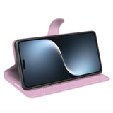 EIDERWOOD Honor Magic7 Pro Kunstskinn Flip Deksel m. Kortholder & Ståfunksjon - Rosa
