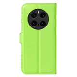 EIDERWOOD Honor Magic7 Pro Kunstskinn Flip Deksel m. Kortholder & Ståfunksjon - Grønn