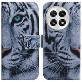 EIDERWOOD OnePlus 13 Kunstskinn Flip Deksel m. Motiv - Tiger