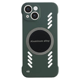 EIDERWOOD iPhone 13 Hard Plast Deksel m. Varmeavledning - Grønn