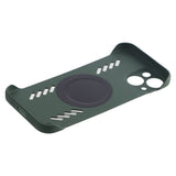 EIDERWOOD iPhone 13 Hard Plast Deksel m. Varmeavledning - Grønn