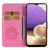 EIDERWOOD Samsung Galaxy S25 Kunstskinn Flip Deksel m. Uglemotiv - Rosa