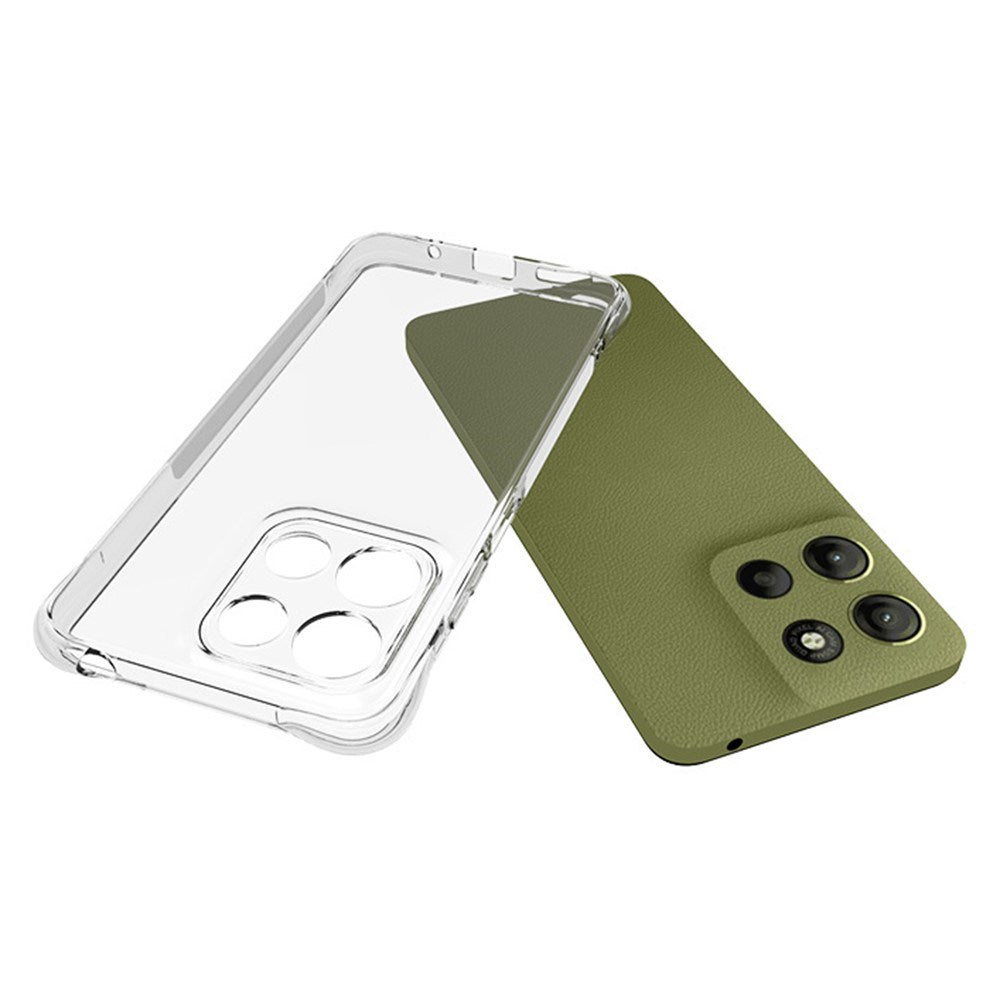 EIDERWOOD Motorola Moto G15 4G Fleksibelt Plast Bakdeksel - Gjennomsiktig