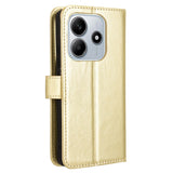 EIDERWOOD Xiaomi Redmi Note 14 (5G) Kunstskinn Flip Deksel m. Strop - Guld