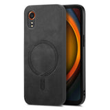 EIDERWOOD Samsung Galaxy Xcover 7 Kunst Skinn Deksel - MagSafe Kompatibel - Svart