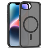 EIDERWOOD iPhone 16e Matt Hybrid Deksel - MagSafe Kompatibel - Gjennomsiktig / Svart