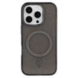 EIDERWOOD iPhone 16 Pro Max Plast Glitter Deksel - MagSafe Kompatibelt - Svart