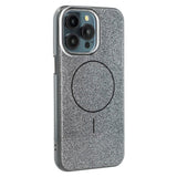 EIDERWOOD iPhone 15 Pro Plast Glitter Deksel - MagSafe Kompatibel - Svart