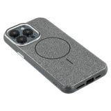 EIDERWOOD iPhone 15 Pro Plast Glitter Deksel - MagSafe Kompatibel - Svart