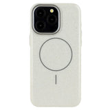 EIDERWOOD iPhone 15 Pro Plast Glitter Deksel - MagSafe Kompatibel - Sølv