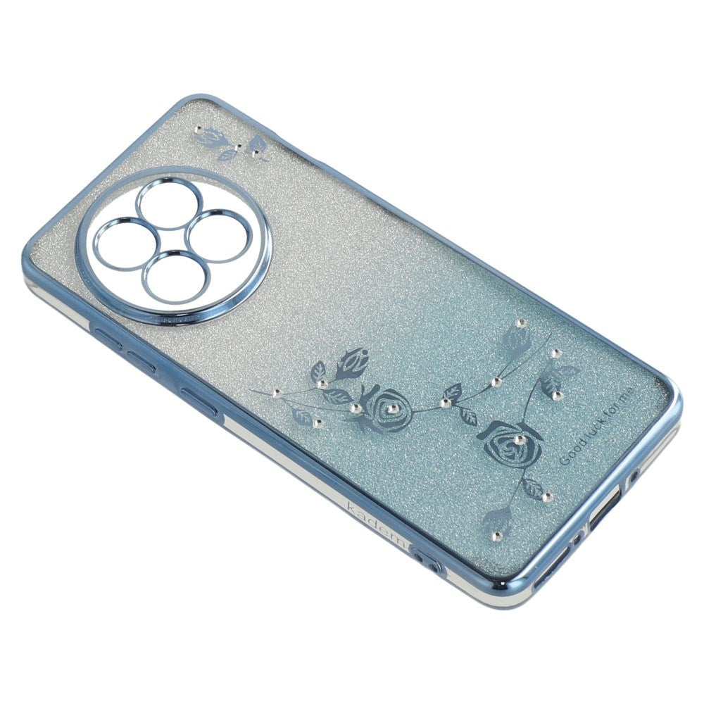 OnePlus 13R Fleksibelt Plast Deksel med 2 x Nøkkelbånd - Blå