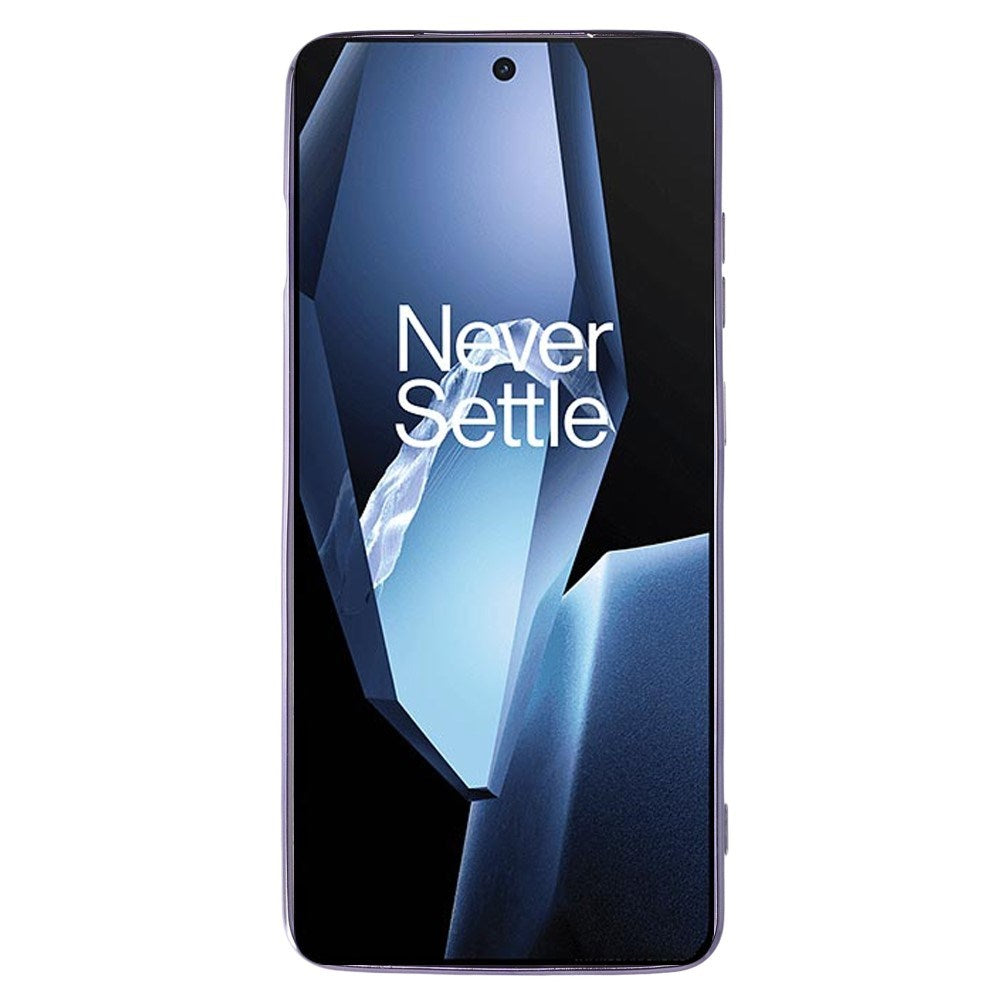 OnePlus 13R Fleksibelt Plast Deksel med 2 x Nøkkelbånd - Lilla