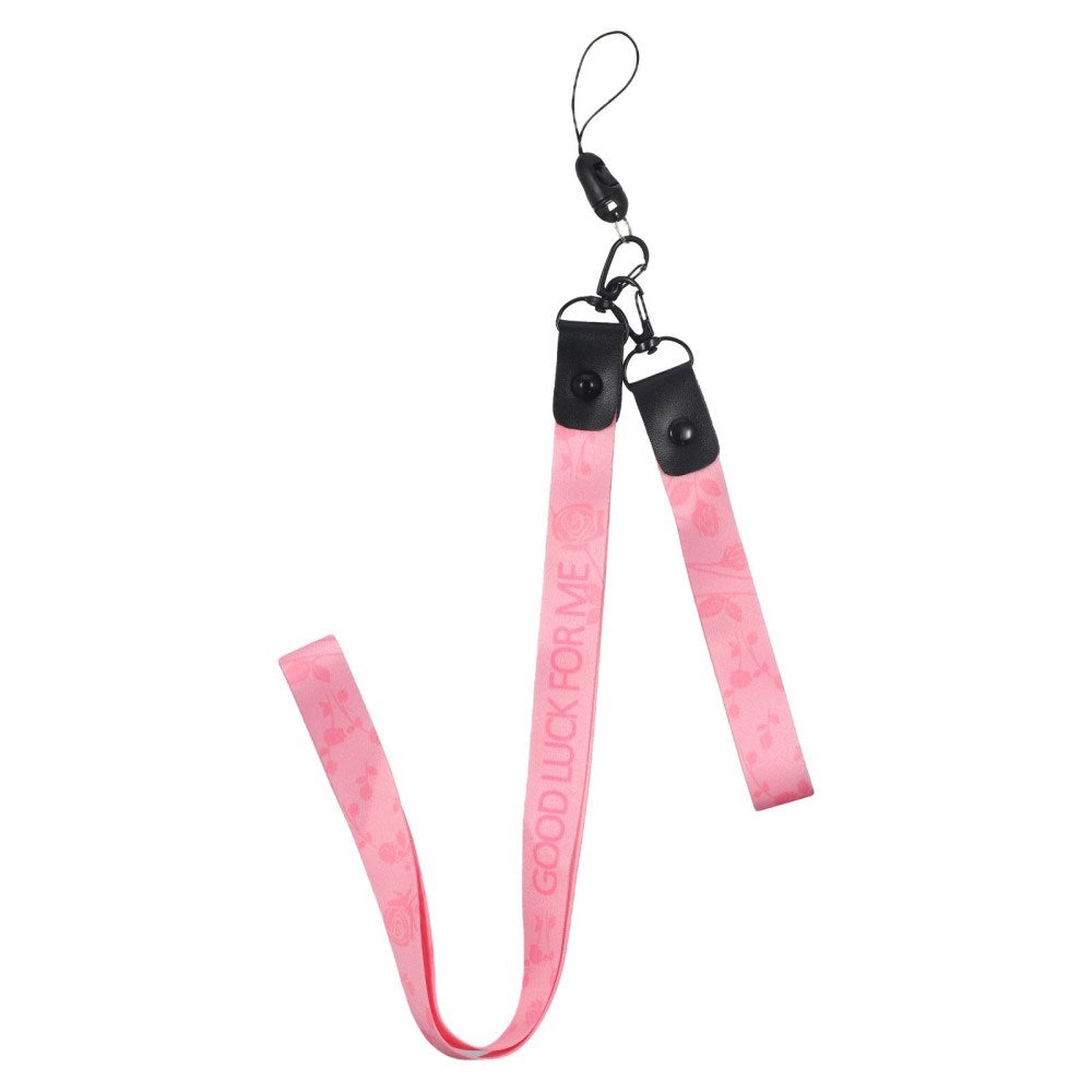 OnePlus 13R Fleksibelt Plast Deksel med 2 x Nøkkelbånd - Rosa