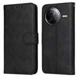 Xiaomi Poco F7 Ultra EIDERWOOD Kunstskinn Flip Deksel m. Stropp – Svart