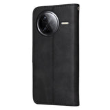 Xiaomi Poco F7 Ultra EIDERWOOD Kunstskinn Flip Deksel m. Stropp – Svart