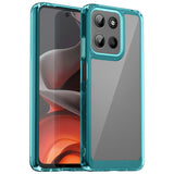 EIDERWOOD Motorola Moto G15 / G05 / E15 Hybrid Plast Deksel - Gjennomsiktig / Turkis