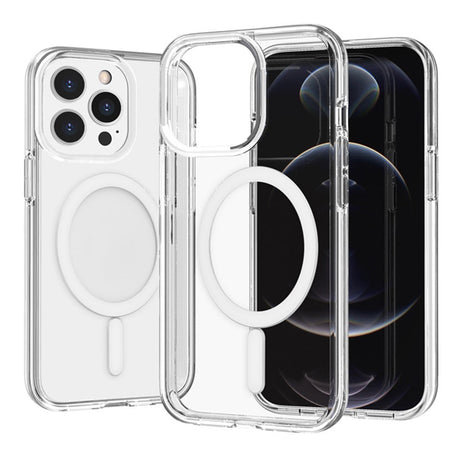 iPhone 14 Pro EIDERWOOD Hybrid Magnetic Deksel - MagSafe Kompatibel - Gjennomsiktig