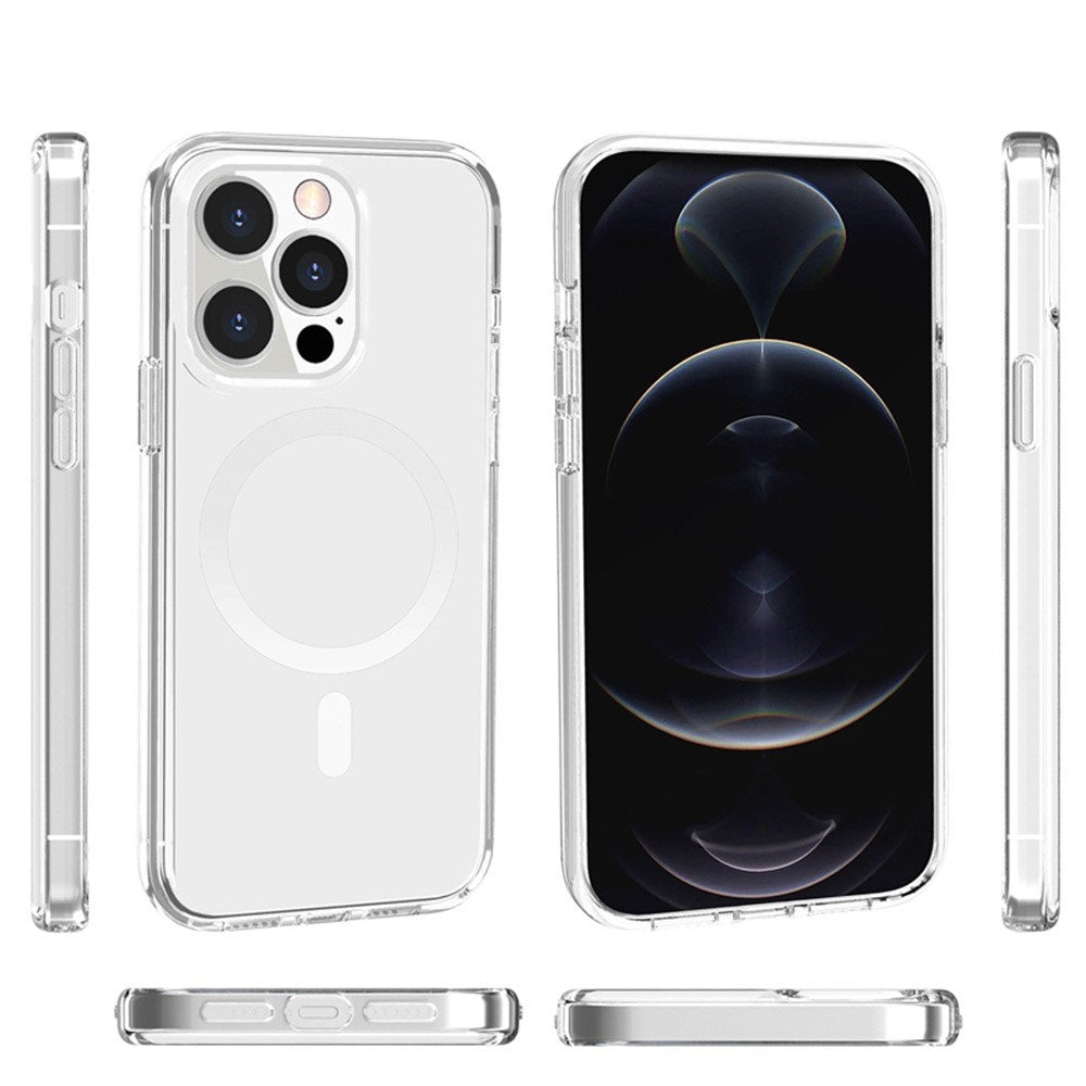 iPhone 14 Pro EIDERWOOD Hybrid Magnetic Deksel - MagSafe Kompatibel - Gjennomsiktig