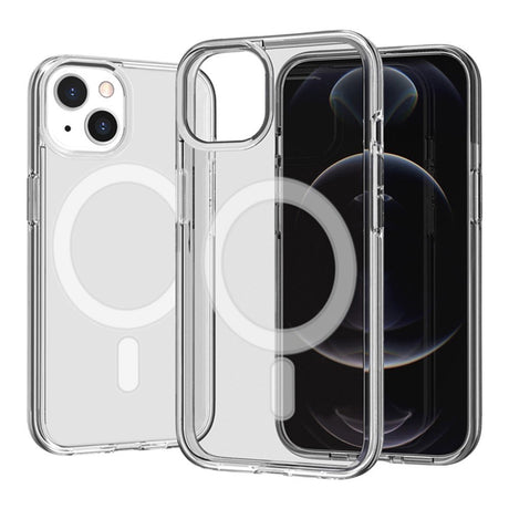 iPhone 14 EIDERWOOD Hybrid Magnetic Deksel - MagSafe Kompatibel - Gjennomsiktig