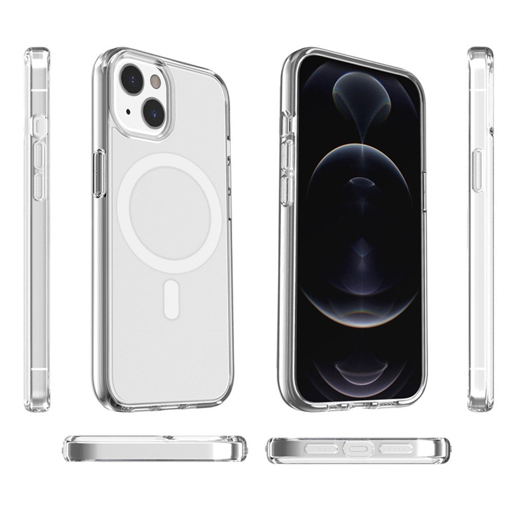 iPhone 14 EIDERWOOD Hybrid Magnetic Deksel - MagSafe Kompatibel - Gjennomsiktig