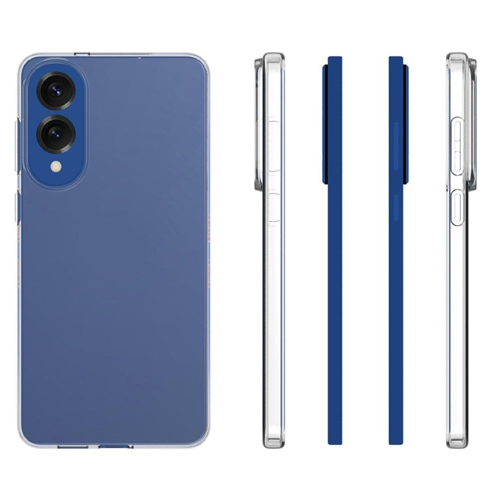 EIDERWOOD Samsung Galaxy S25 Edge Fleksibelt Plast Deksel - Gjennomsiktig