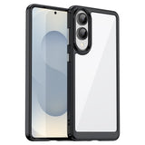 EIDERWOOD Samsung Galaxy S25 Edge Hybrid Plast Deksel - Gjennomsiktig / Svart