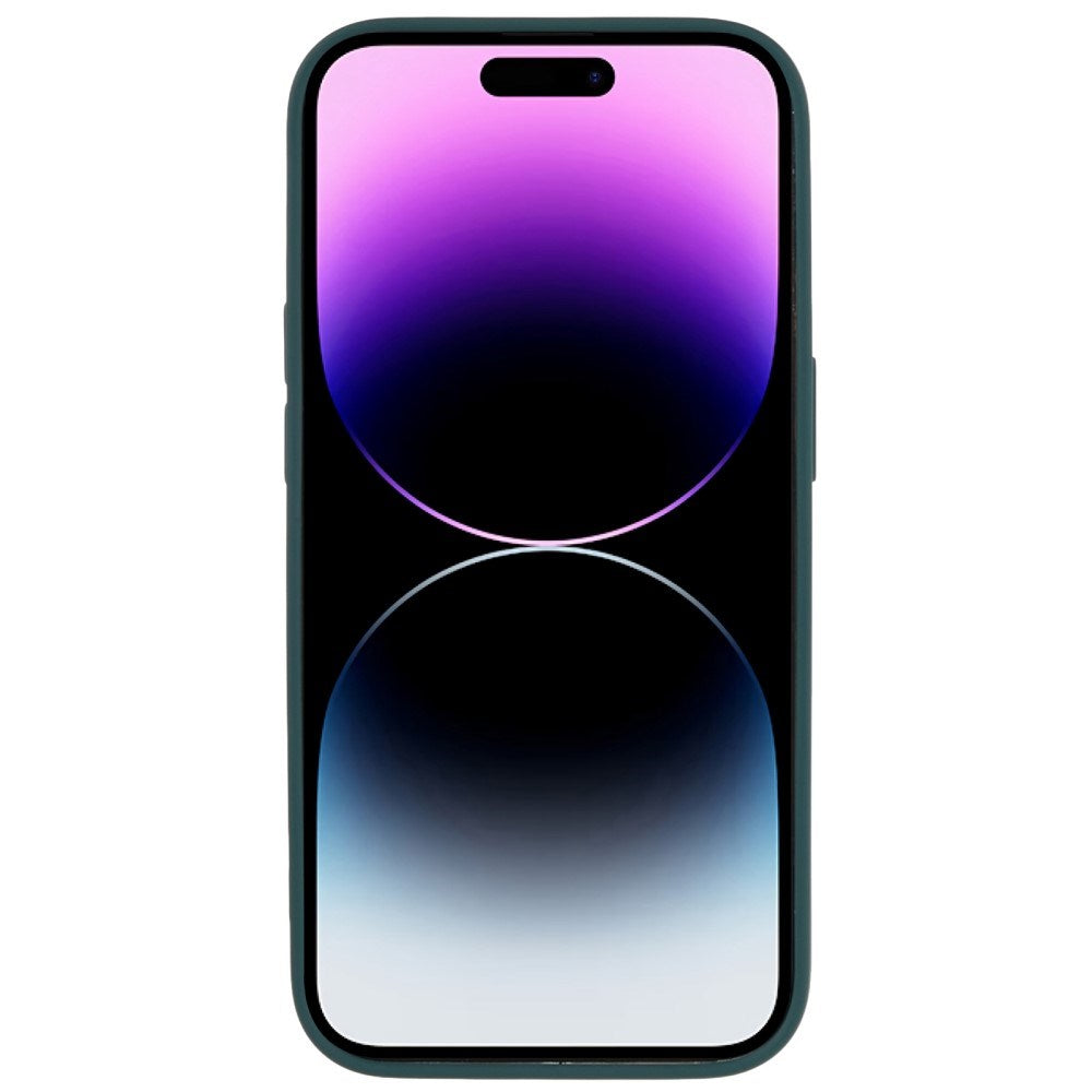 EIDERWOOD iPhone 14 Pro Max Fôret Fleksibelt Plast Deksel - Mørk Grønn