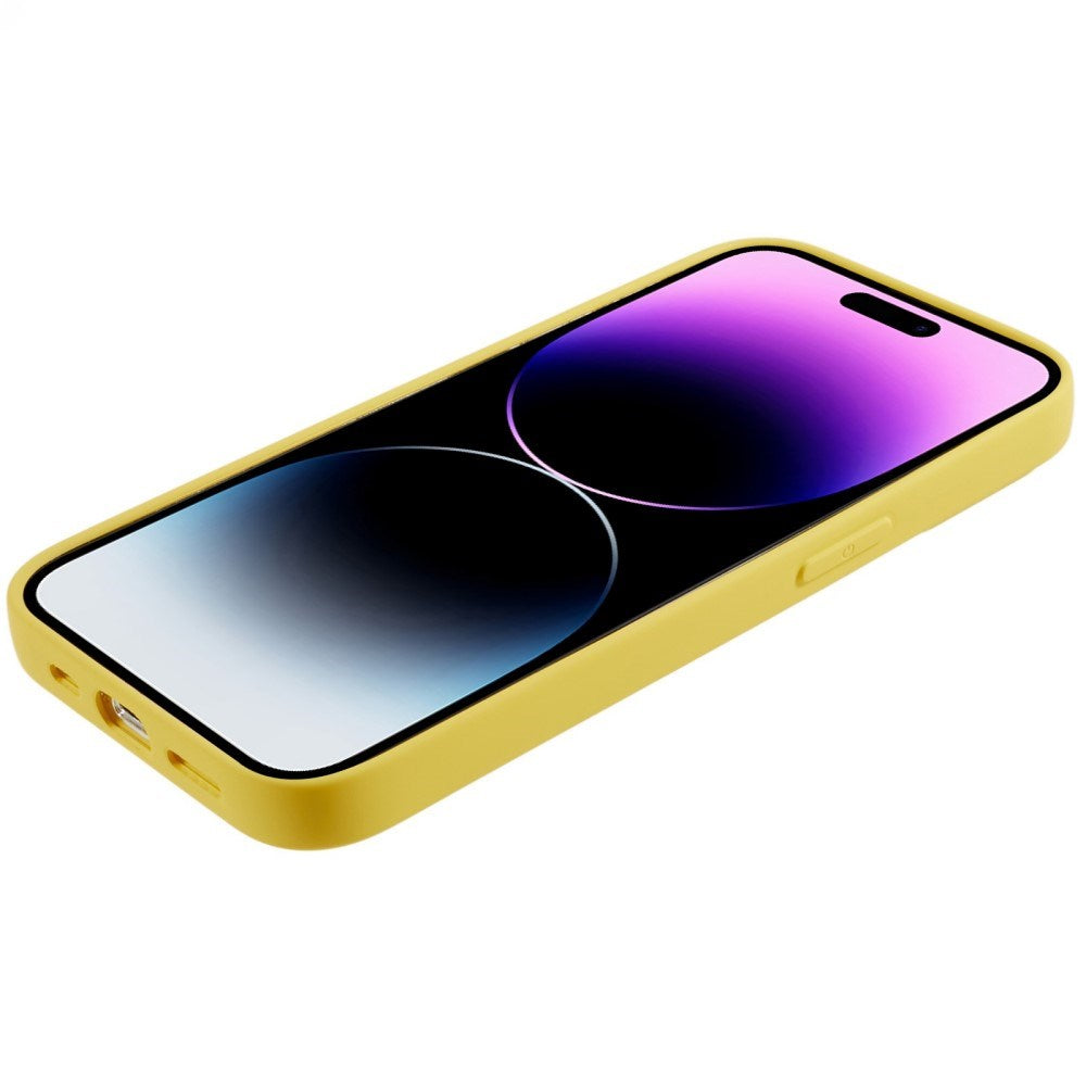 EIDERWOOD iPhone 14 Pro Max Fôret Fleksibelt Plast Deksel - Gul