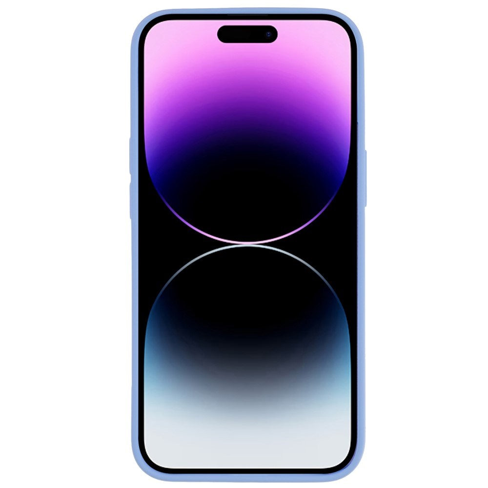 EIDERWOOD iPhone 14 Pro Max Fôret Fleksibelt Plast Deksel - Lyseblå