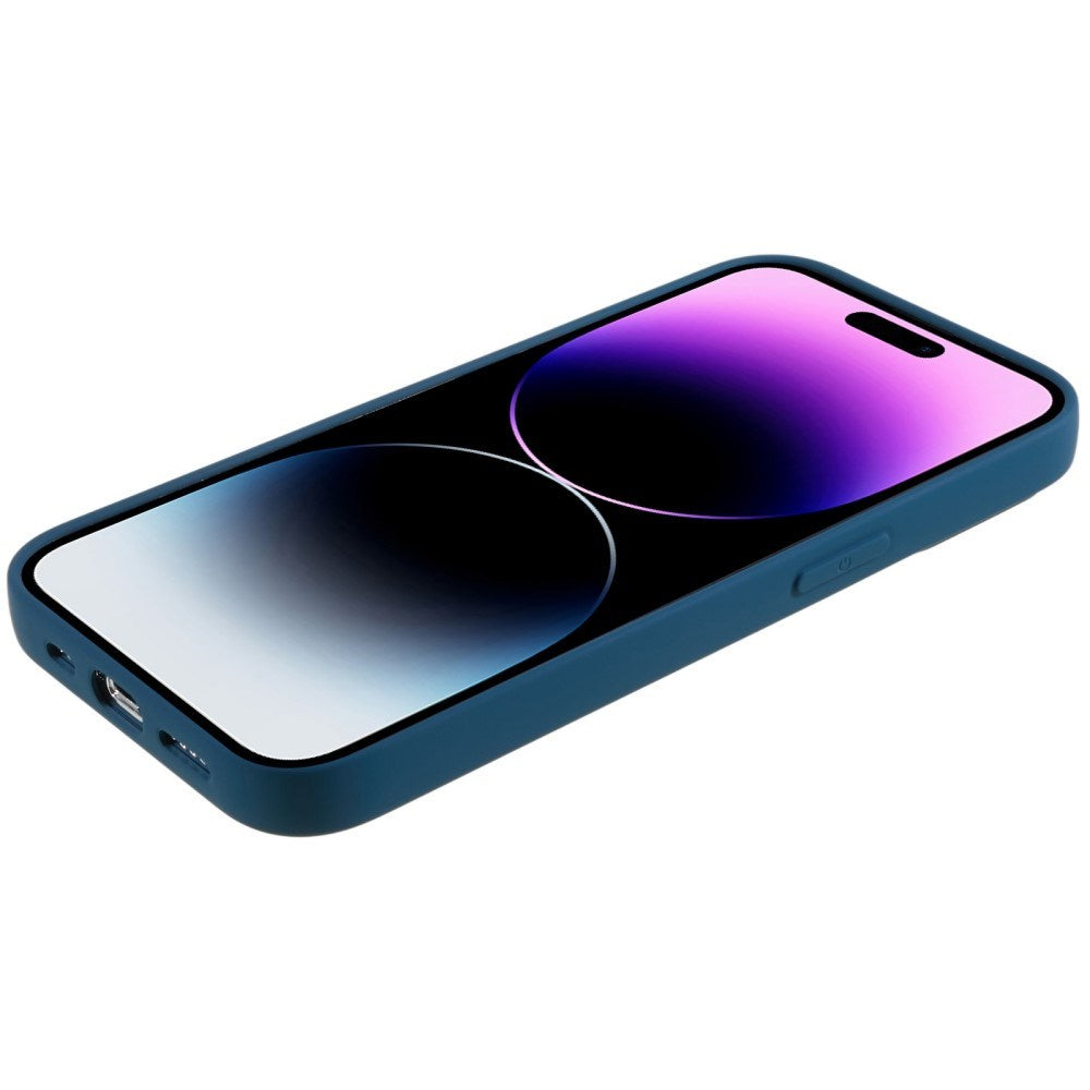 EIDERWOOD iPhone 14 Pro Max Fôret Fleksibelt Plast Deksel - Mørk Blå