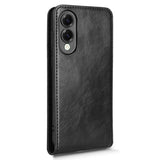 EIDERWOOD Samsung Galaxy S25 Edge Vertikalt Flip Deksel med Lommebok - Svart