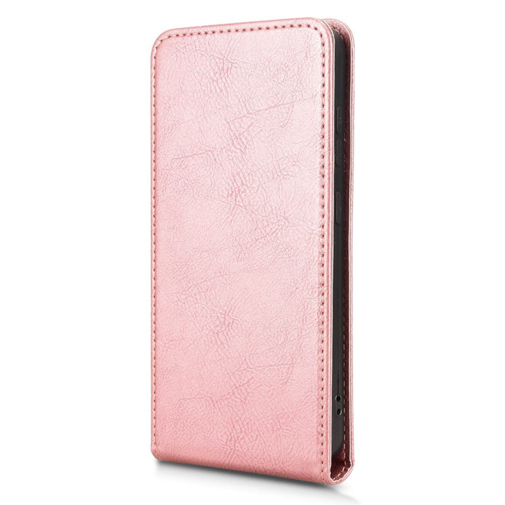 EIDERWOOD Samsung Galaxy S25 Edge Vertikalt Flip Deksel med Lommebok - Rose Gold