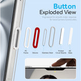 NORTHJO iPhone 16 Plus 360° Beskyttelsessett med Kameralinsebeskyttelse & Skjermbeskyttelse & Hybrid Deksel - MagSafe Kompatibel - Gjennomsiktig