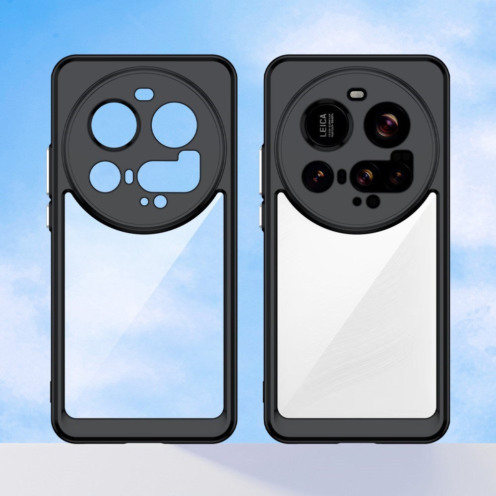 EIDERWOOD Xiaomi 15 Ultra Hybrid Plast Deksel - Gjennomsiktig / Svart