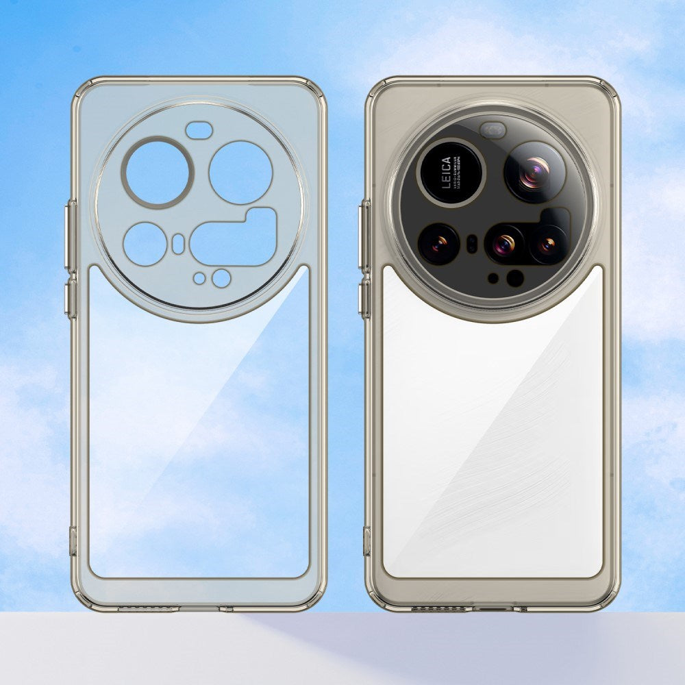 EIDERWOOD Xiaomi 15 Ultra Hybrid Plast Deksel - Gjennomsiktig / Grå