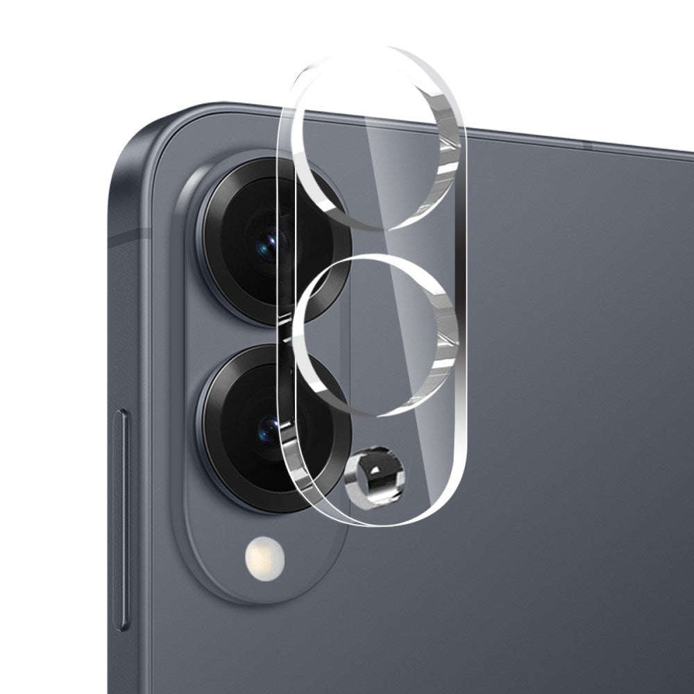 Samsung Galaxy S25 Edge 3-i-1 Beskyttelsessett med Deksel - Skjermbeskyttelse - Kameralinsebeskyttelse - Gjennomsiktig