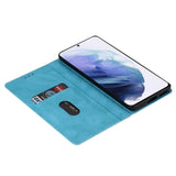 EIDERWOOD Samsung Galaxy S25 Edge Kunstskinn Flip Deksel med Lommebok og - Glitter - Blå