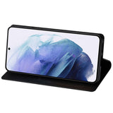 EIDERWOOD Samsung Galaxy S25 Edge Kunstskinn Flip Deksel med Lommebok og - Glitter - Svart