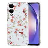 EIDERWOOD Samsung Galaxy S25 Edge Fleksibelt Plast Deksel med Motiv - Gjennomsiktig / Blomster