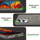 EIDERWOOD Samsung Galaxy S25 Edge Hybrid Deksel med Stativfunksjon - MagSafe Kompatibel - Svart