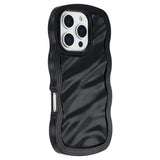 iPhone 16 Pro Max EIDERWOOD Hybrid Plast Wavy Deksel – Svart