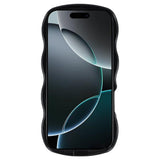 iPhone 16 Pro Max EIDERWOOD Hybrid Plast Wavy Deksel – Svart