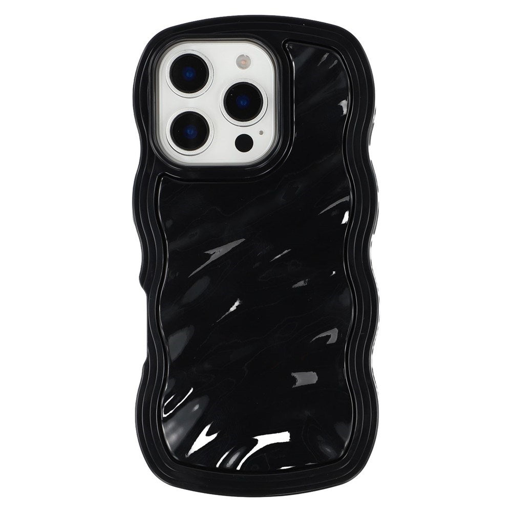 iPhone 16 Pro Max EIDERWOOD Hybrid Plast Wavy Deksel – Svart