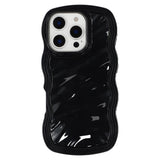 iPhone 16 Pro Max EIDERWOOD Hybrid Plast Wavy Deksel – Svart