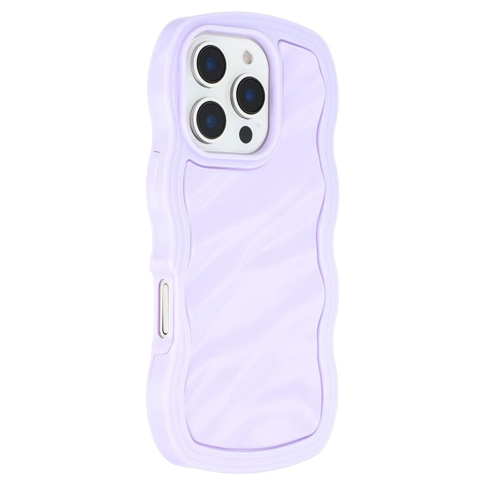 iPhone 16 Pro Max EIDERWOOD Hybrid Plast Wavy Deksel – Lilla