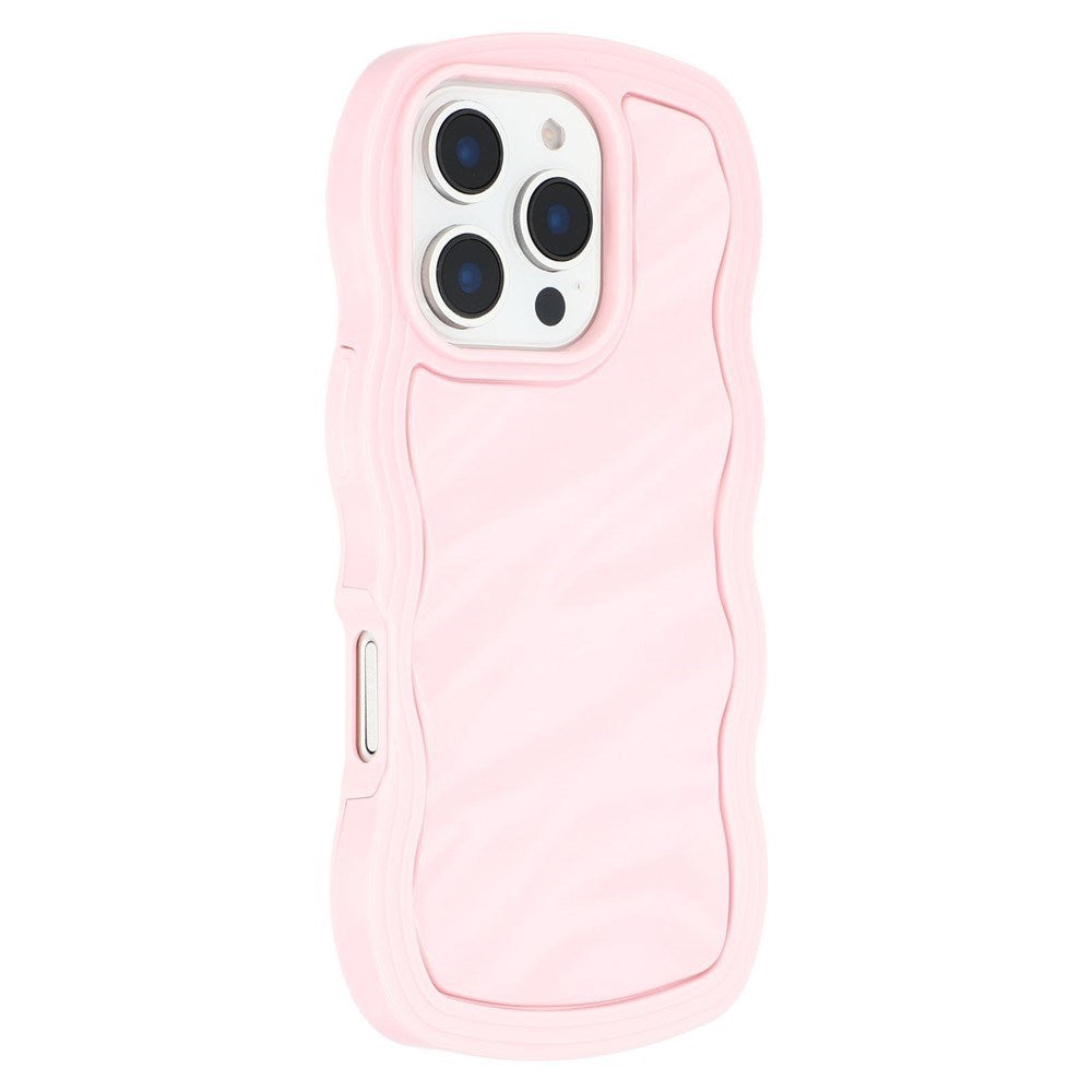 iPhone 16 Pro Max EIDERWOOD Hybrid Plast Wavy Deksel – Rosa