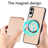 EIDERWOOD Samsung Galaxy S25 Edge Deksel med Avtakbar Kortholder - Beige